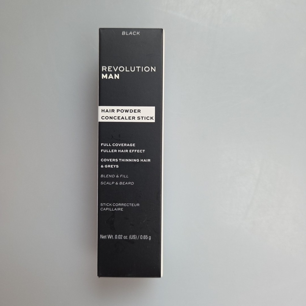 REVOLUTION MAN- ‎ Hair Powder Concealer Stick In BLACK